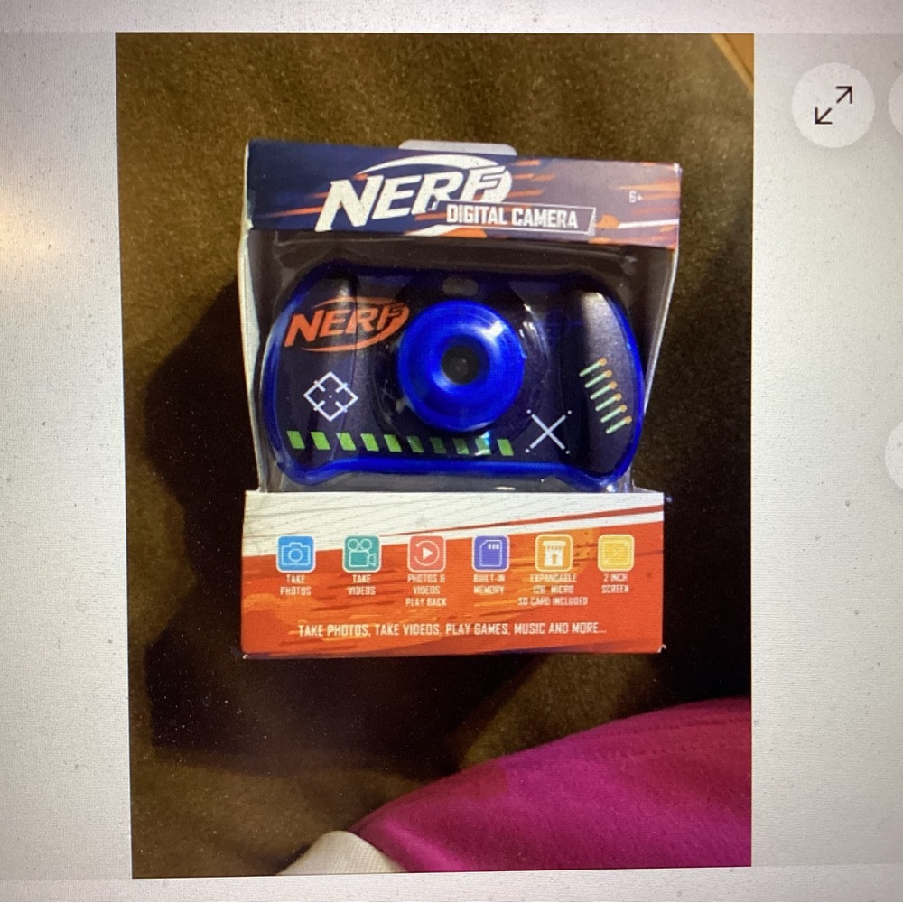 Nerf Digital Camera in Blue and Black